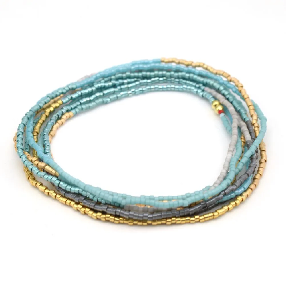 Beachy Stretchy Wrap Bracelet / Necklace
