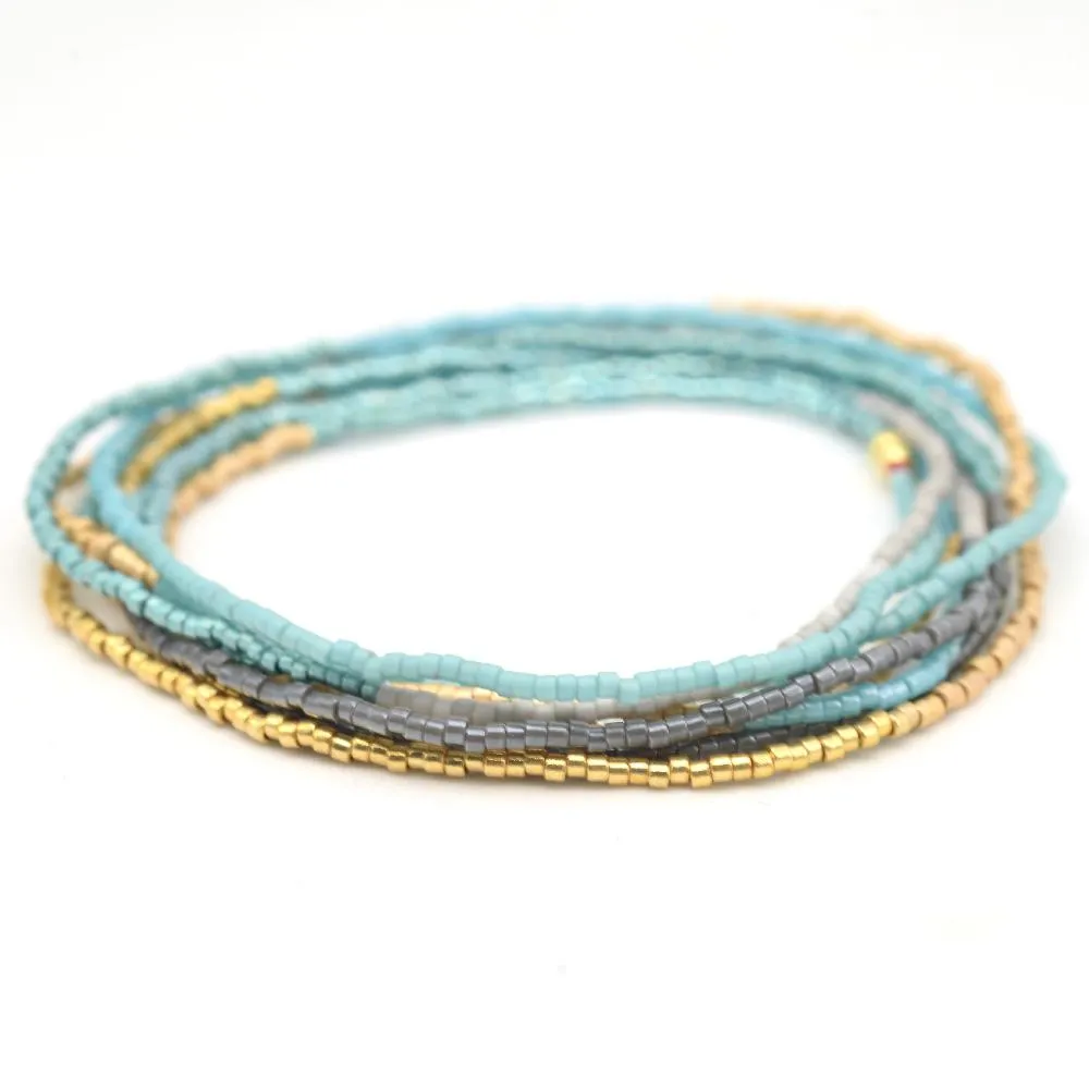 Beachy Stretchy Wrap Bracelet / Necklace