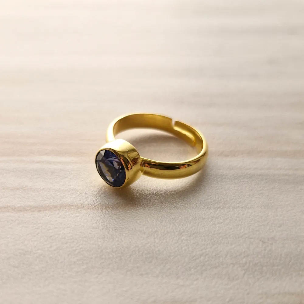 Blue Sapphire Maxi Ring