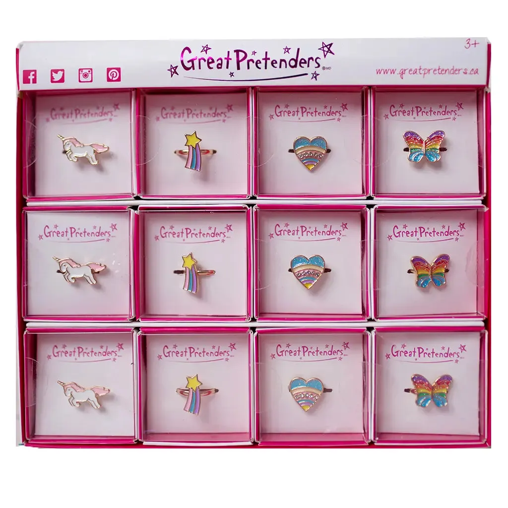 Boutique Rainbow Ring