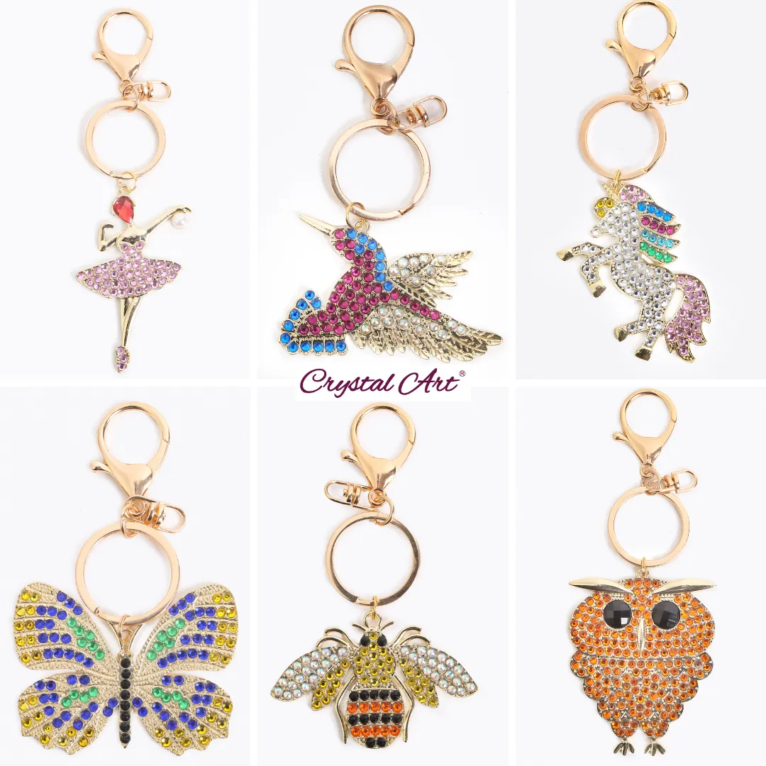 CA-PDKT1: Crystal Art Pendant Kit set of 6