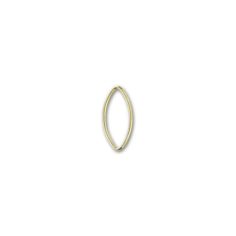 Connector Link, Marquise Shaped 19x9mm, 14k Gold-Filled (1 Piece)