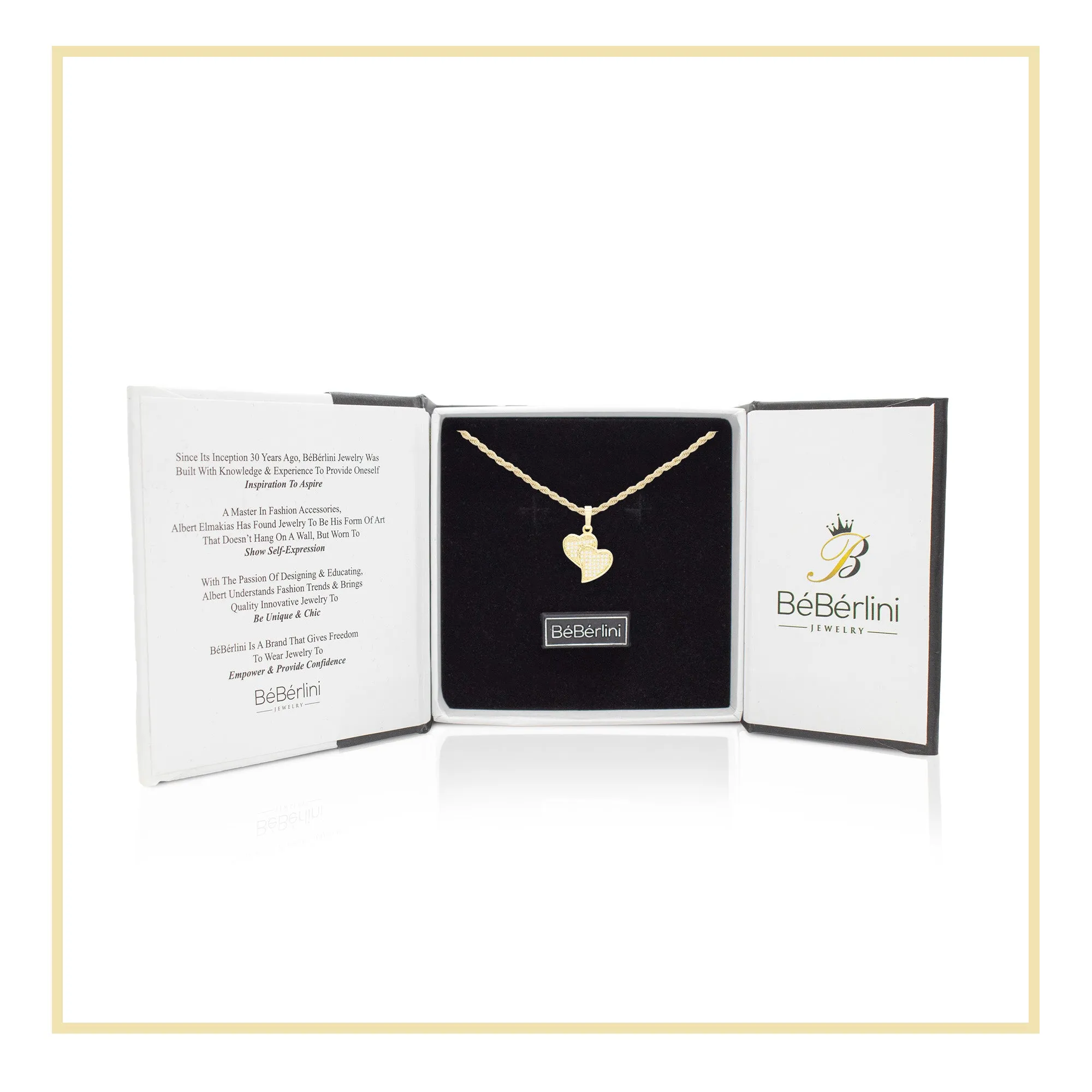 CZ Heart Charm 14K Gold Filled Rope Anklet 10" Women Jewelry