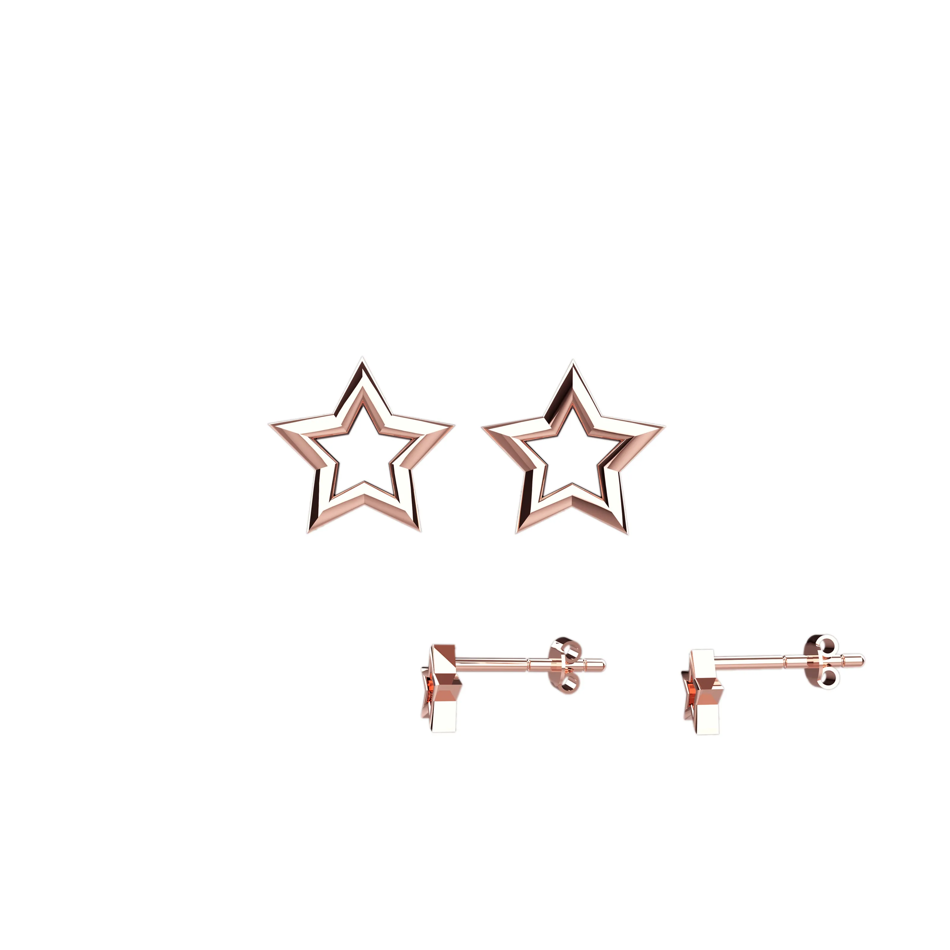 Ear stud jewelry In tiny Star