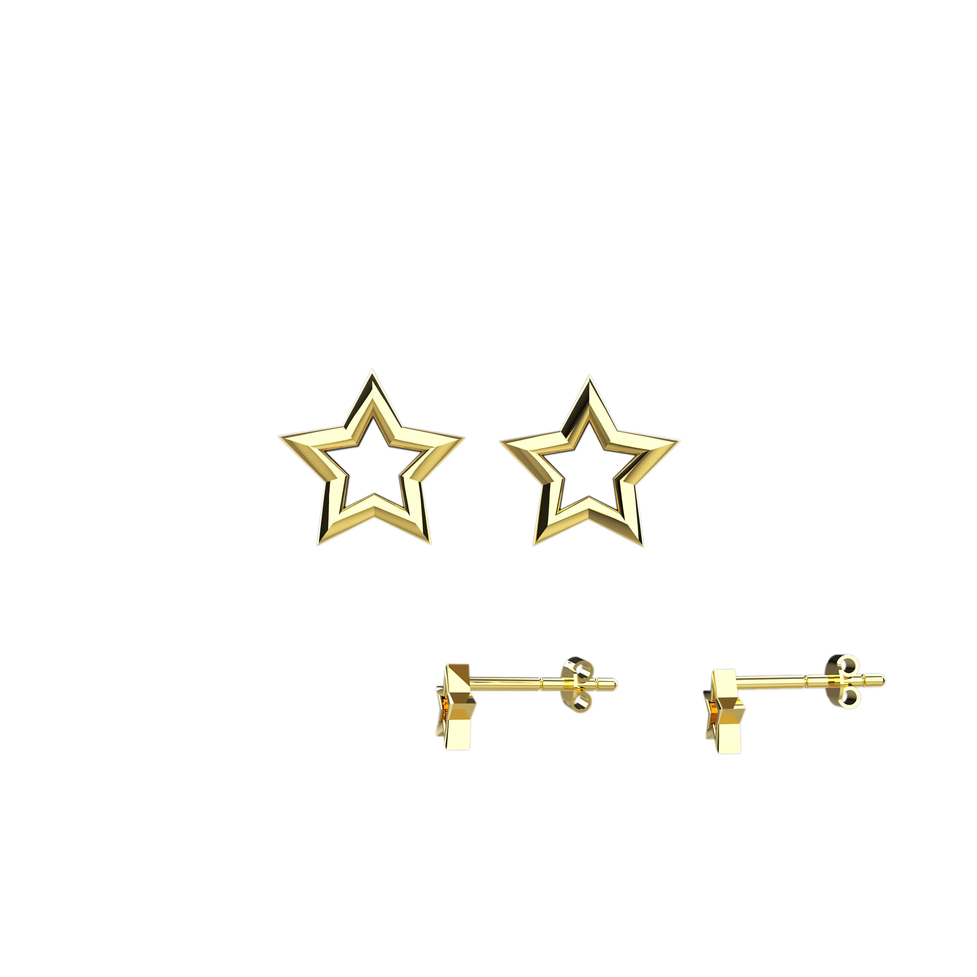 Ear stud jewelry In tiny Star