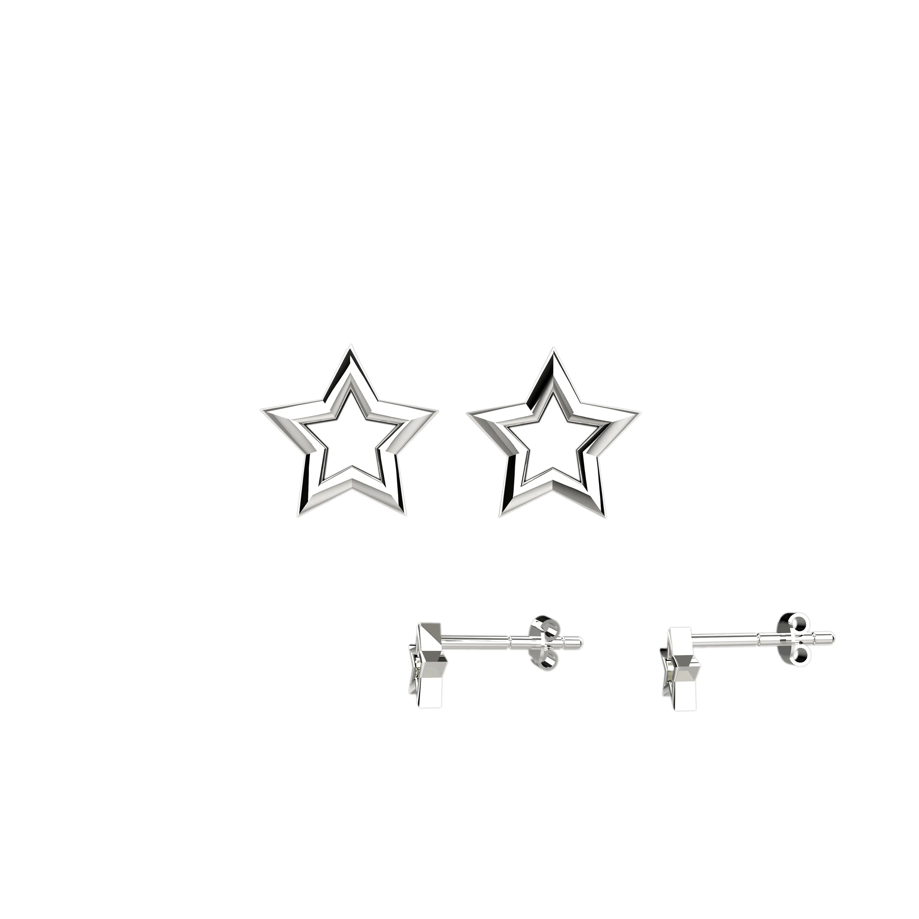 Ear stud jewelry In tiny Star