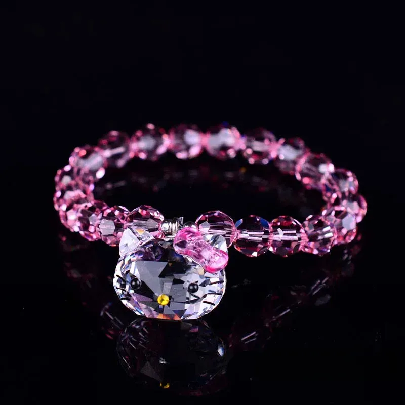 Kawaii Hello Kitty Crystal Bracelet