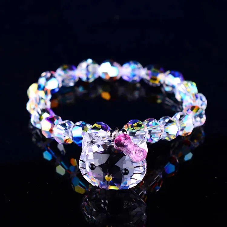 Kawaii Hello Kitty Crystal Bracelet
