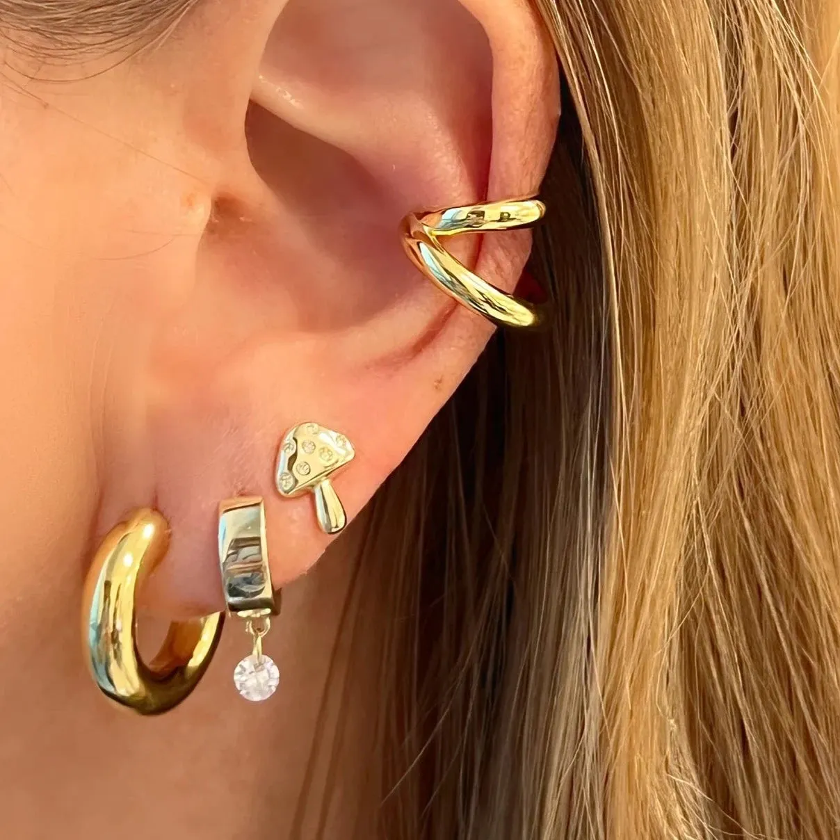Mini Mushroom Studs