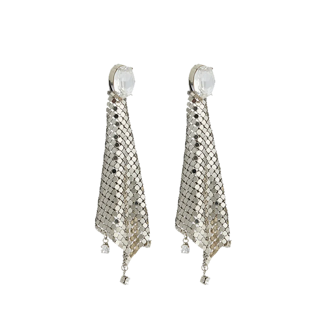 Pixel Strass Drop Earring
