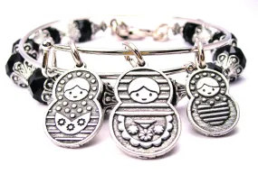 Russian Dolls 3 Piece Set Matryoshka 2 Piece Collection