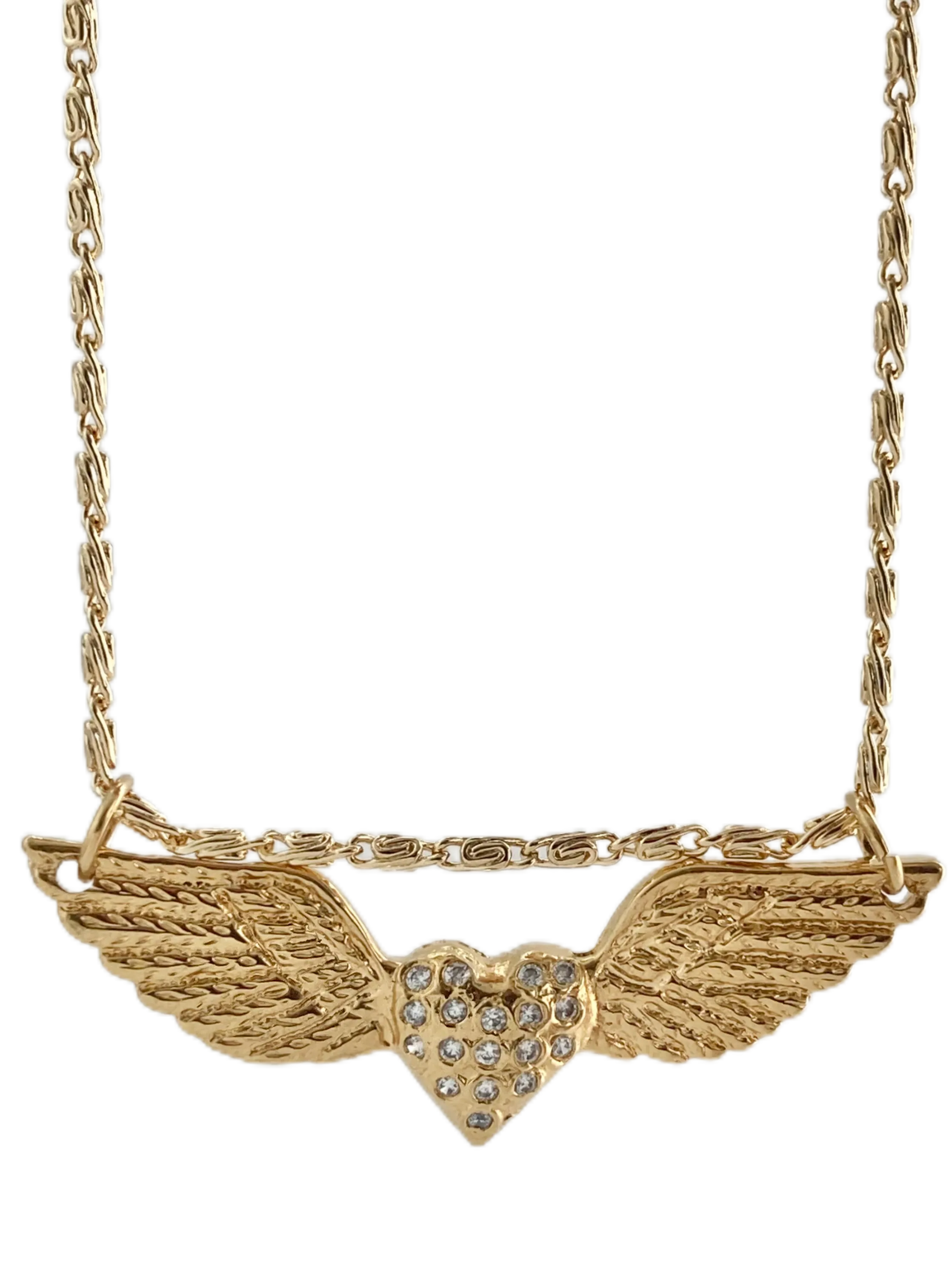 The Winged Rathmine Heart Necklace